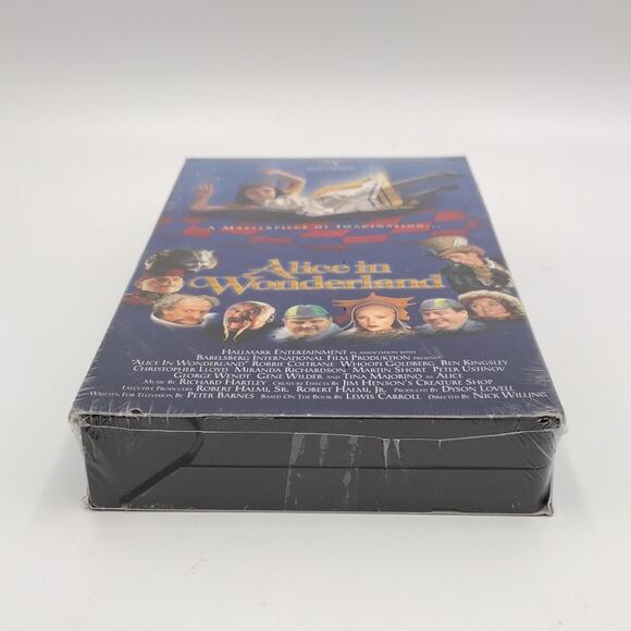 Alice In Wonderland VHS Tape 1999 New Sealed Hallmark Entertainment Jim Henson - Picture 4 of 4